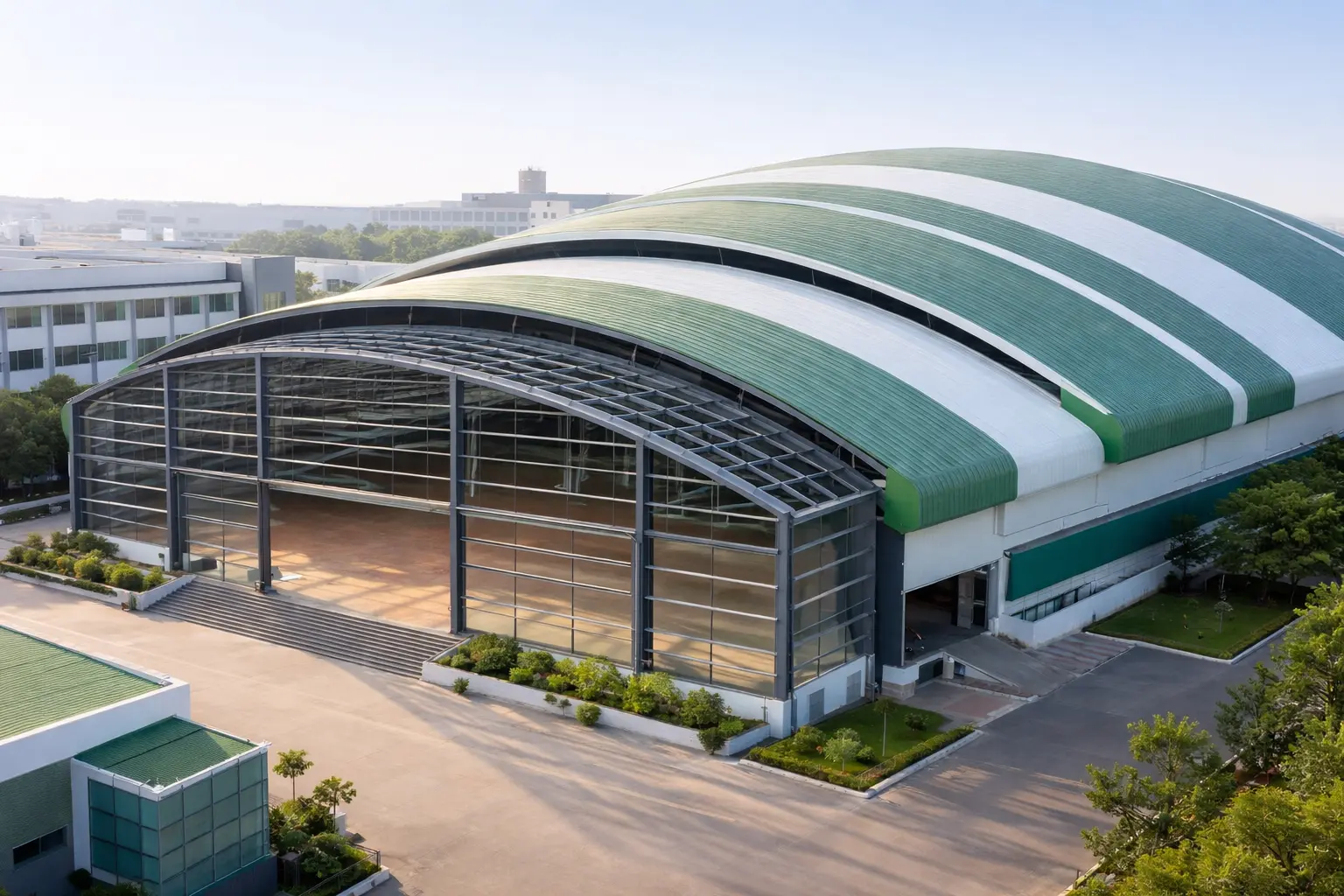 Large Area Event Halls Using Pre-Engineered Steel Buildings (PEB ...