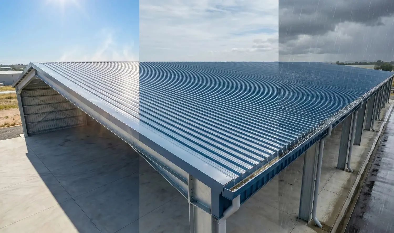 Pre-engineered steel building for industrial and commercial use by Pentaumec Space Structures